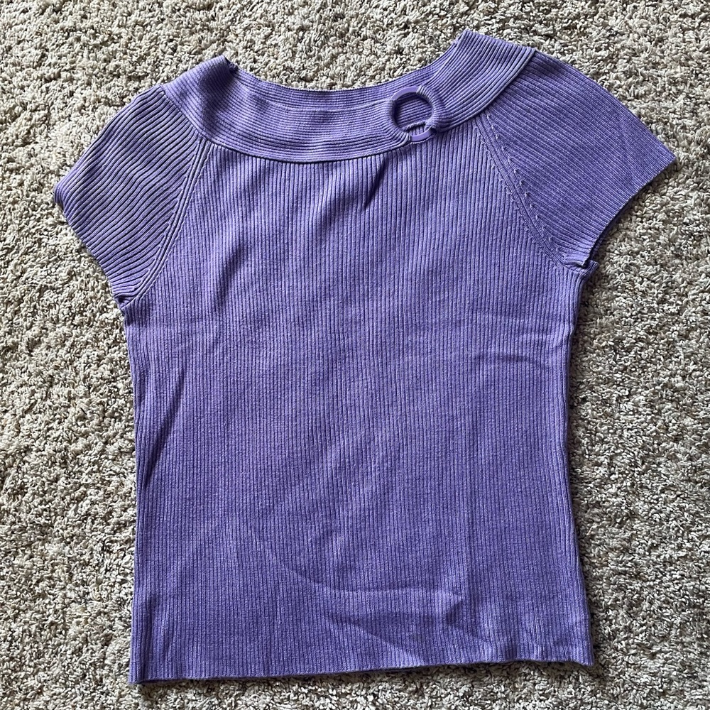 Retro purple unique top 💟🍇